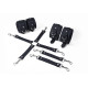 Набір Feral Feelings BDSM Kit 3 Black, наручники, поножі, конектор