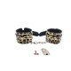 Набір MAI BDSM STARTER KIT Nº 75 Leopard: батіг, кляп, наручники, маска, нашийник, мотузка, затис-3