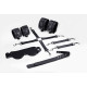 Набір Feral Feelings BDSM Kit 5 Black, наручники, поножі, конектор, маска, паддл