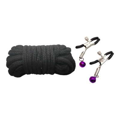 Набір MAI BDSM STARTER KIT Nº 75 Leopard: батіг, кляп, наручники, маска, нашийник, мотузка, затис
