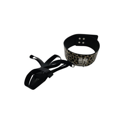 Набір MAI BDSM STARTER KIT Nº 75 Leopard: батіг, кляп, наручники, маска, нашийник, мотузка, затис