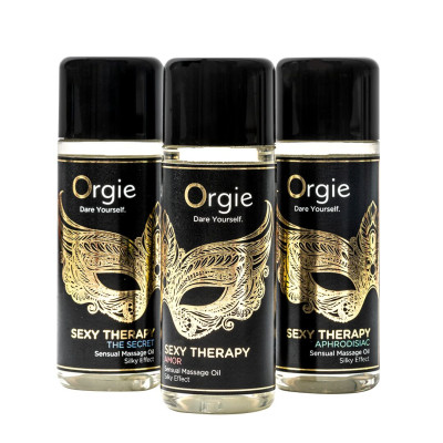Набір масажних олій Orgie – Sexy Therapy Mini Size Collection (3х30 мл) Набір масажних олій Orgie – Sexy Therapy Mini Size Collection (3х30 мл)
