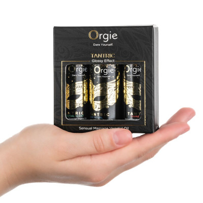 Набір олій для тантричного масажу Orgie – Tantric Mini Size Collection (3х30 мл), зволоження Набір олій для тантричного масажу Orgie – Tantric Mini Size Collection (3х30 мл), зволоження