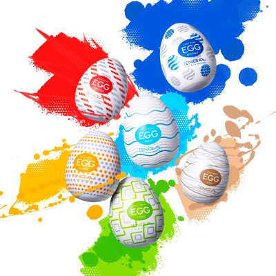 Набір мастурбаторів-яєць Tenga Egg Standard 3 Pack 2 (Twister, Bouncy, Silky)