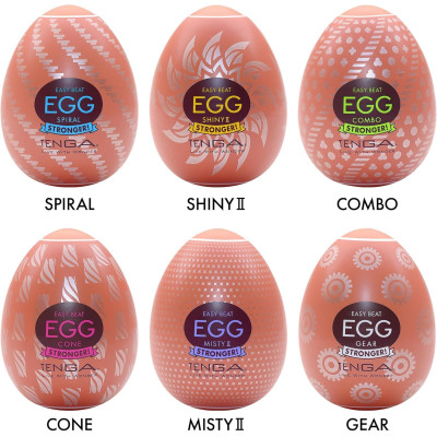 Набір мастурбаторів-яєць Tenga Egg Hard Boilded II Pack (6 яєць) Набір мастурбаторів-яєць Tenga Egg Hard Boilded II Pack (6 яєць)