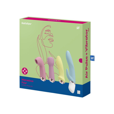 Подарунковий набір секс-іграшок Satisfyer Marvelous Four Подарунковий набір секс-іграшок Satisfyer Marvelous Four