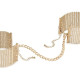 Наручники Bijoux Indiscrets Desir Metallique Handcuffs - Gold, металеві, стильні браслети-1