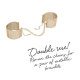 Наручники Bijoux Indiscrets Desir Metallique Handcuffs - Gold, металеві, стильні браслети-4