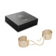 Наручники Bijoux Indiscrets Desir Metallique Handcuffs - Gold, металеві, стильні браслети-3