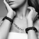Наручники з екошкіри Bijoux Indiscrets Maze – Thin Handcuffs Black-1