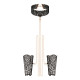 Мереживні наручники та комір Rosy Gold - Lace Cuffs and Collar - Black-2