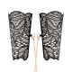 Мереживні наручники та комір Rosy Gold - Lace Cuffs and Collar - Black-5