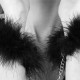Пухнасті наручники Bijoux Indiscrets Za za zu - feahter handcuffs, пір'яні, подарункова упаковка-1