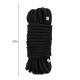 Мотузка для BDSM BTB Bondage Rope Black, довжина 10 м, діаметр 65 мм, поліестер-1