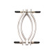 Затискач для статевих губ з повідцем Master Series Pussy Tugger Adjustable Vagina Clamp with Chain-1