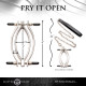Затискач для статевих губ з повідцем Master Series Pussy Tugger Adjustable Vagina Clamp with Chain-4