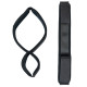 Фіксатори для руки і стегна Punishment - Thigh to Wrist Restraints - Black-1