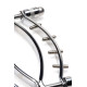 Затискач для статевих губ Master Series Spread'Em Poker Vagina Clamp with Adjustable Pressure Screws-3