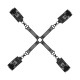 Фіксатор для рук і ніг Bedroom Fantasies Hogtie & Cuffs Set 4-Way Restrant Set