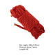 Мотузка для шибарі LOCKINK SEVANDA Shibari Pratice Rope Red, 8 метрів-3