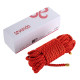 Мотузка для шибарі LOCKINK SEVANDA Shibari Pratice Rope Red, 8 метрів-1