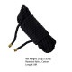 Мотузка для шибарі LOCKINK SEVANDA Shibari Pratice Rope Black, 8 метрів-1