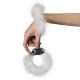 Наручники металеві Adrien Lastic Handcuffs White з білою пухнастою обробкою-2