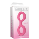 Наручники з силікону Doc Johnson The Cuffs Small - Pink, добре тягнуться, для рук і для ніг-1