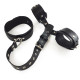 Фіксатори для шиї та рук Art of Sex - Bondage Set з натуральної шкіри, колір чорний-3