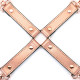 Хрестовина Liebe Seele Rose Gold Memory Hog Tie-2