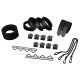 Набір із 8 ременів для зв'язування LOCKINK 8-Bondage-Straps Restraint Set - Black-6