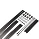 Набір із 8 ременів для зв'язування LOCKINK 8-Bondage-Straps Restraint Set - Black-4