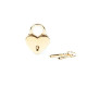 Замочок Liebe Seele Heart Shape Padlock Gold (2 шт)