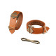 Наручники LOCKINK Wristcuffs/Anklecuffs Brown Set-1