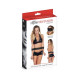 Фіксатор для талії і рук Fetish Tentation Waist and Wrist Straps з маскою на очі-2