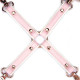 Хрестовина Liebe Seele White & Pink Leather Hogtie-2