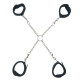 Хрестовина Punishment - Hog-Tie - Black