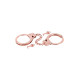 Наручники Fetish Tentation Premium Chick wrist cuffs in rose-gold metal-2