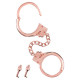 Наручники Fetish Tentation Premium Chick wrist cuffs in rose-gold metal-1
