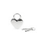 Замочок Liebe Seele Heart Shape Padlock Silver (2 шт)-1