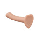 Насадка для страпона Strap-On-Me Dual Density Dildo Flesh L, диаметр 3,7см, двухслойная, гибкая-2
