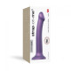 Насадка для страпона Strap-On-Me Mono Density Dildo Violet M, диам. 3,3см, однослойный силикон, гибк-3