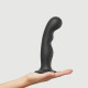 Насадка для страпона Strap-On-Me Dildo Plug P&G Black XL-1