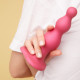 Насадка для страпона Strap-On-Me Dildo Plug Beads Framboise Metallic L-4