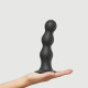 Насадка для страпона Strap-On-Me Dildo Plug Balls Black XL-1