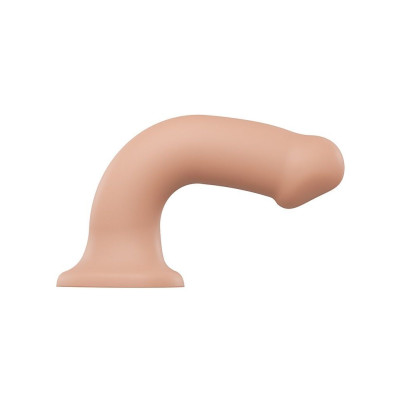 Насадка для страпона Strap-On-Me Dual Density Dildo Flesh XL, диаметр 4,5см, двухслойная, гибкая