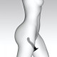 Насадка для страпона Strap-On-Me P&G-Spot Dildo, силикон, размер S-5