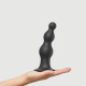 Насадка для страпона Strap-On-Me Dildo Plug Beads Black XL-1