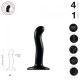 Насадка для страпона Strap-On-Me P&G-Spot Dildo, силикон, размер S-1