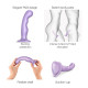 Насадка для страпона Strap-On-Me Dildo Plug P&G Lilas Metallic XXL-2